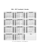 2026-2027 Academic Calendar