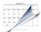 2027 Calendar (12 pages)