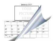 2027 3x5-inch  Picture Calendar